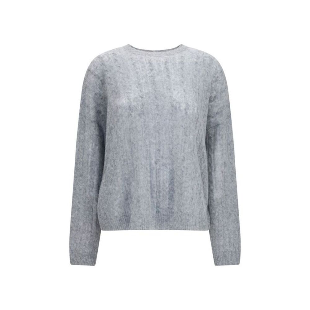 Lisa Yang Gray Cashmere Women's Sweater